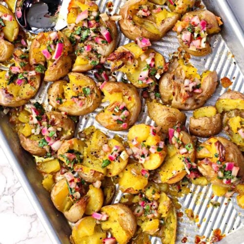 smashed-potatoes-im-chimichurri-style